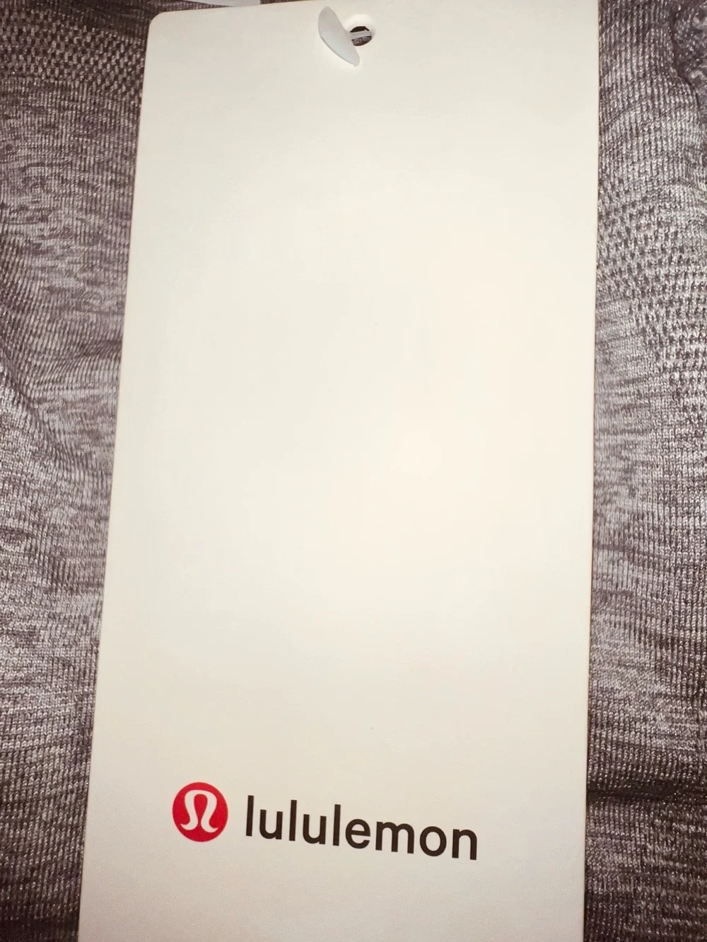 Lululemon Swiftly Relaxed Long Sleeve Shirt Size 6 NWT Slate White (SLTE/WHT)